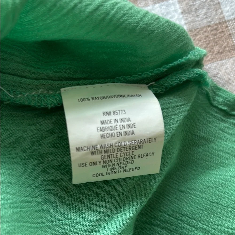 O'Neill Green Gauzy Swim Coverup - Picture 10 of 10